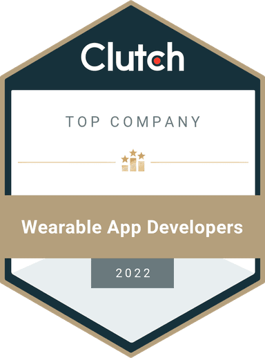 Top Clutch Wearable App Developers 2022 Award