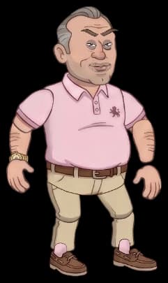 Buzzin character rig: Richard