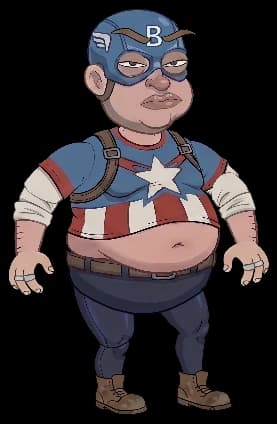 Buzzin character rig: Grubson