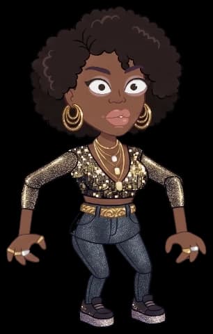 Buzzin character rig: Sista