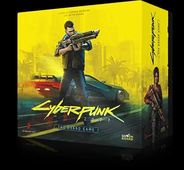 Pudełko gry Cyberpunk 2077 - The Board Game