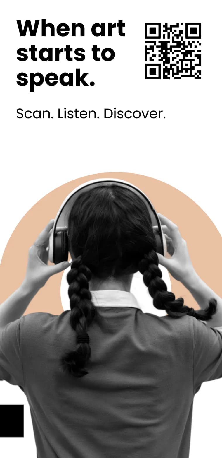 Museo flyer 1 — Scan. Listen. Discover.